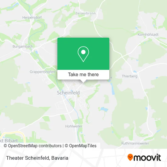 Theater Scheinfeld map