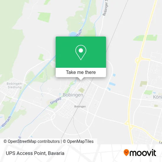 Ups Access Point map
