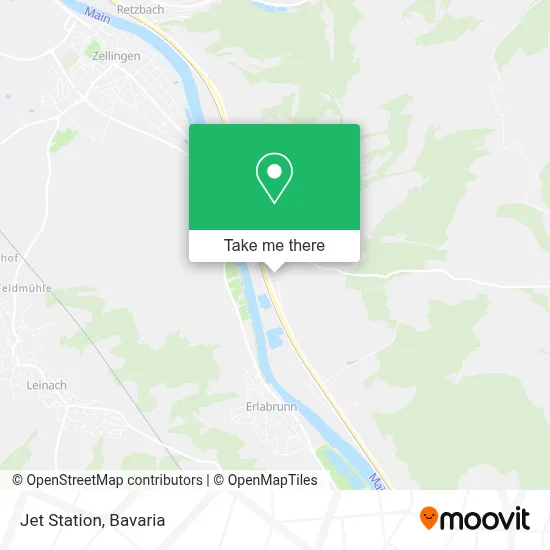 Jet Station map