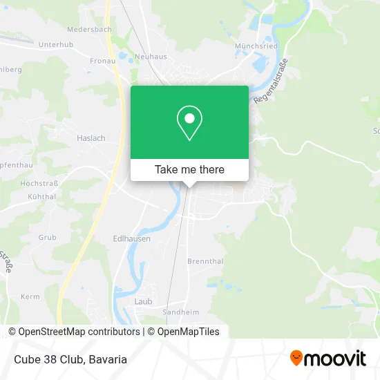 Cube 38 Club map