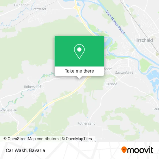 Car Wash map