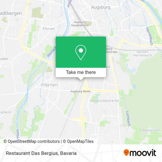 Restaurant Das Bergius map