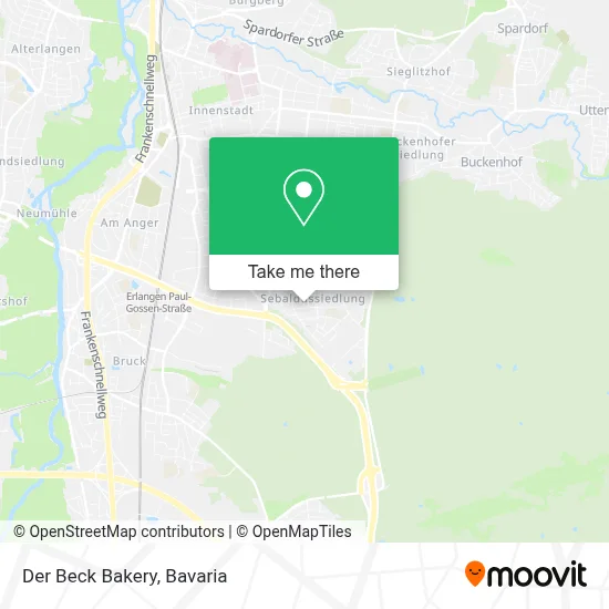 Der Beck Bakery map
