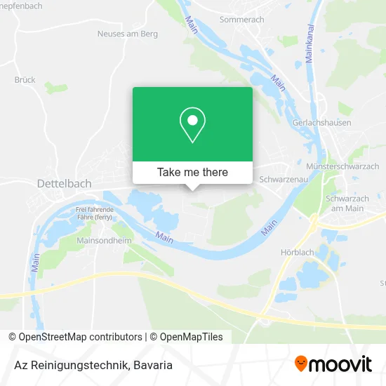 Az Reinigungstechnik map
