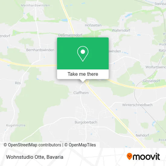 Wohnstudio Otte map