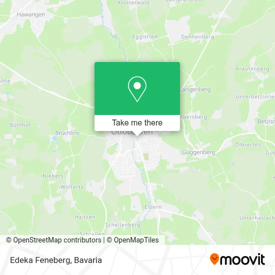 Edeka Feneberg map