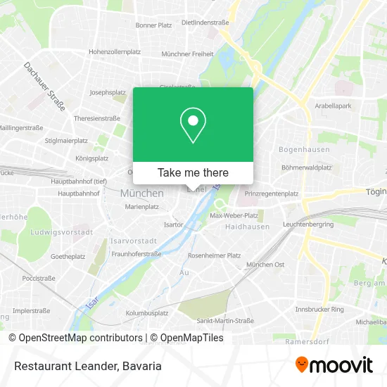 Restaurant Leander map