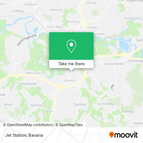 Jet Station map