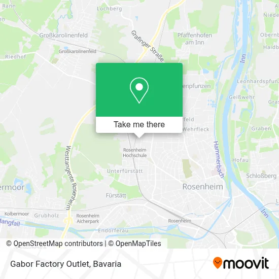 Gabor Factory Outlet map