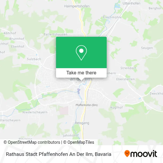 Rathaus Stadt Pfaffenhofen An Der Ilm map