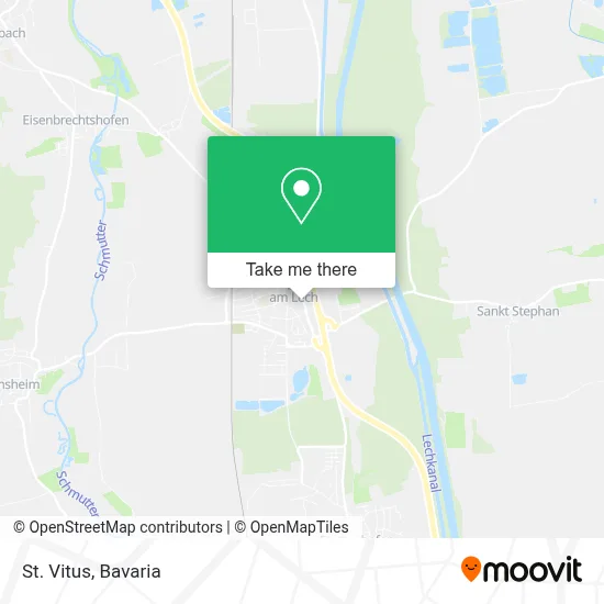St. Vitus map