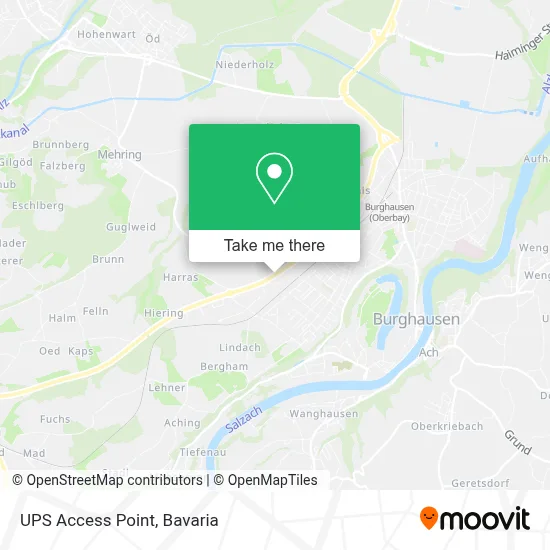 Ups Access Point map