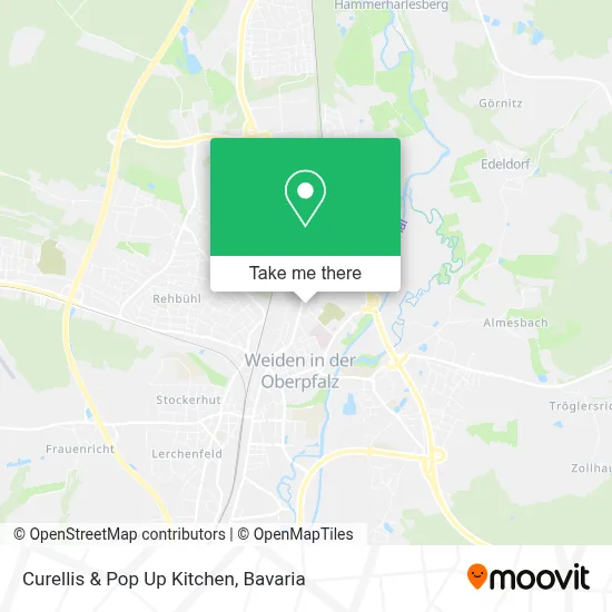 Curellis & Pop Up Kitchen map