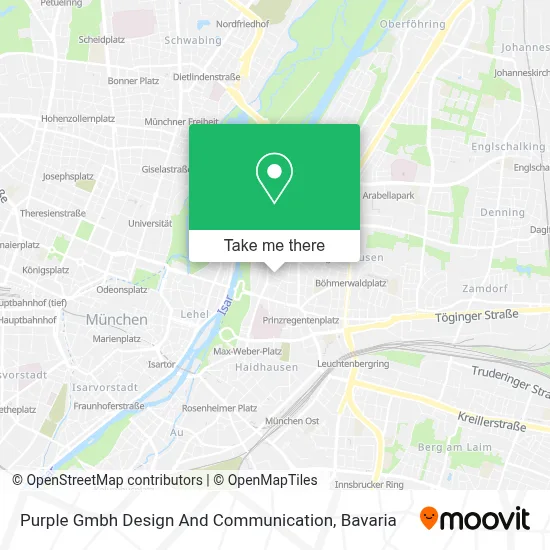 Purple Gmbh Design And Communication map