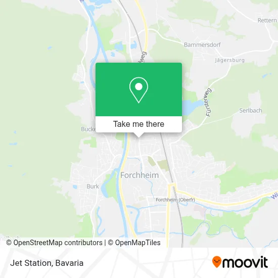 Jet Station map