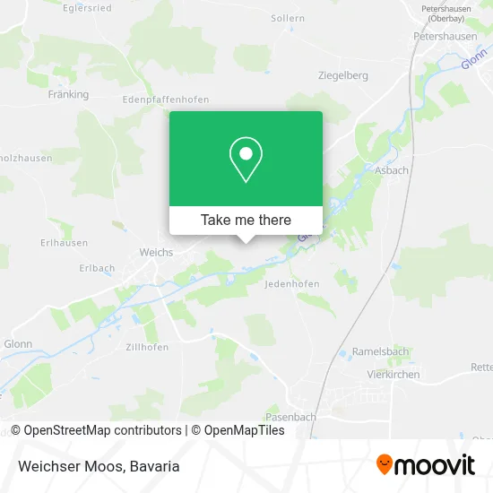 Weichser Moos map