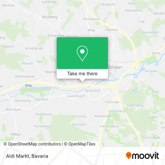 Aldi Markt map