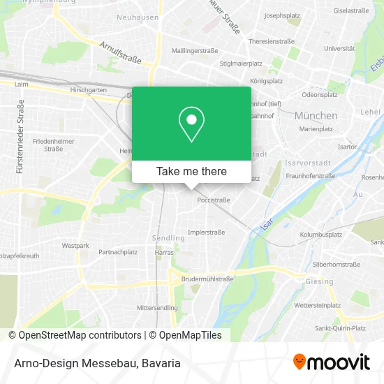 Arno-Design Messebau map