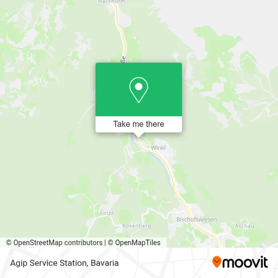 Agip Service Station map