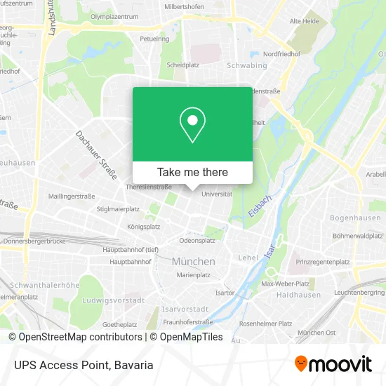 Ups Access Point map