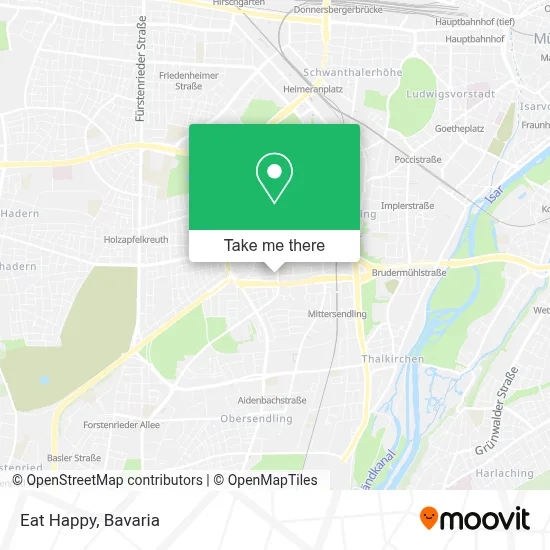Eat Happy map