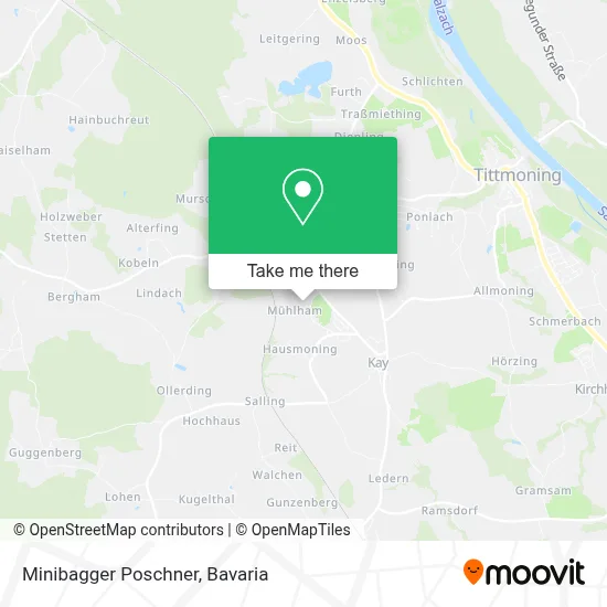 Minibagger Poschner map