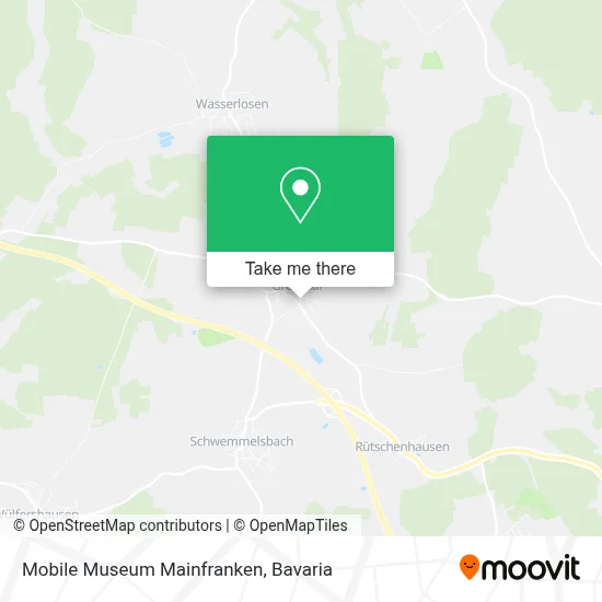 Mobile Museum Mainfranken map