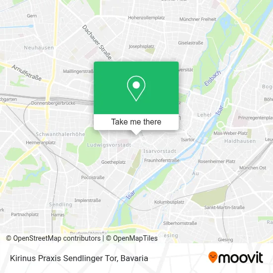 Kirinus Praxis Sendlinger Tor map