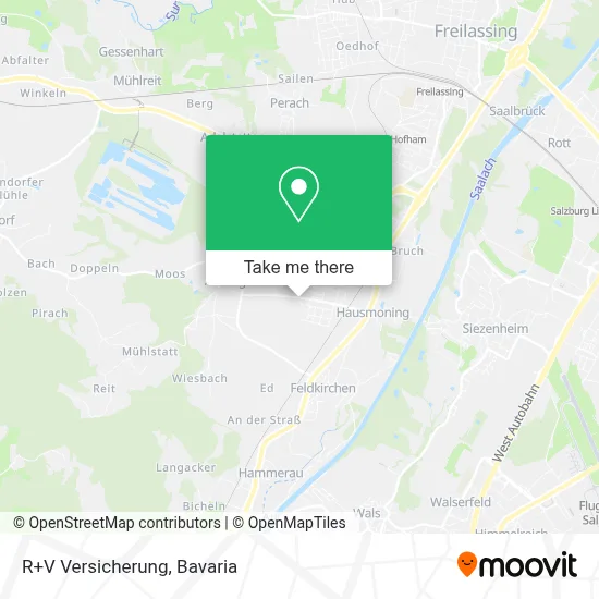 R+V Versicherung map