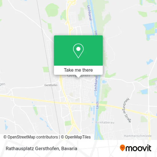 Rathausplatz Gersthofen map