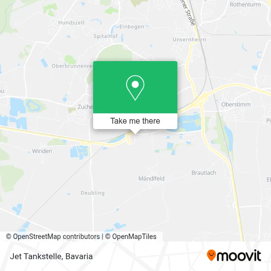 Jet Tankstelle map