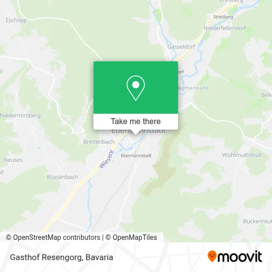 Gasthof Resengorg map