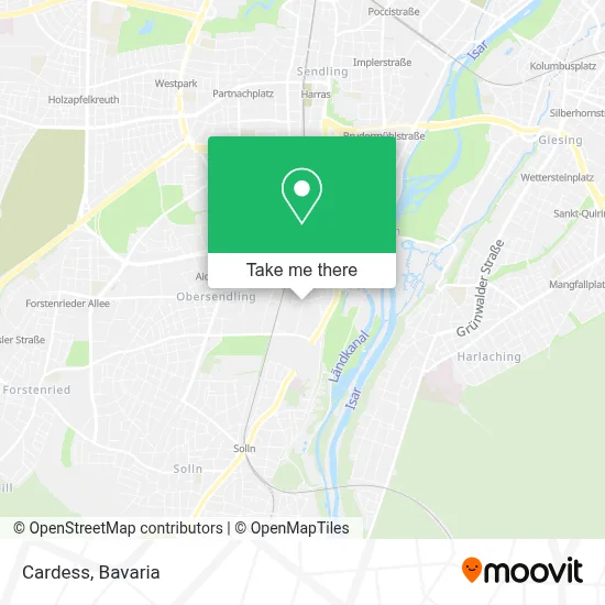 Cardess map
