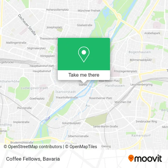 Coffee Fellows map