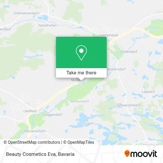 Beauty Cosmetics Eva map