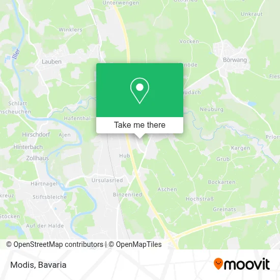 Modis map
