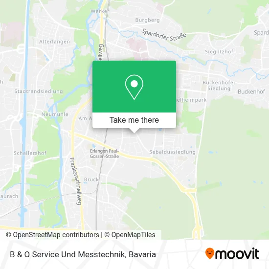 B & O Service Und Messtechnik map