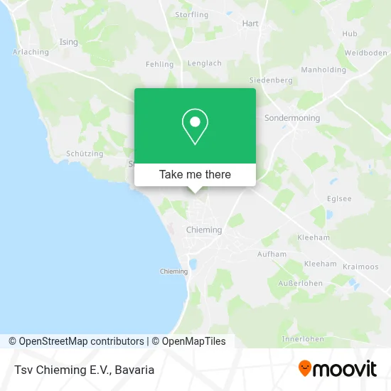 Tsv Chieming E.V. map