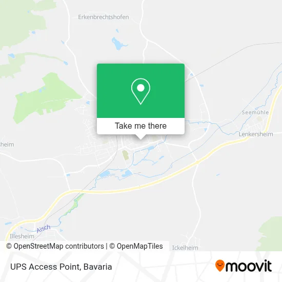Ups Access Point map