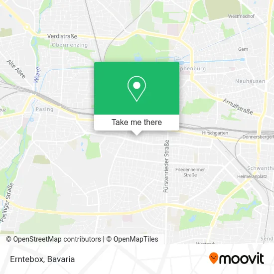 Erntebox map