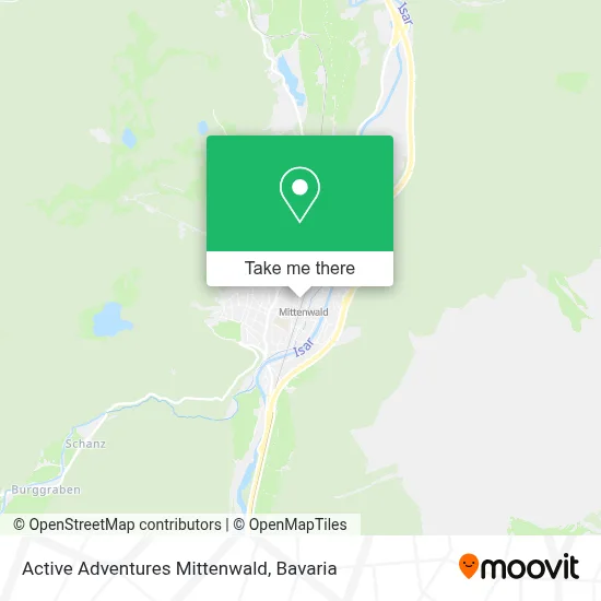Active Adventures Mittenwald map