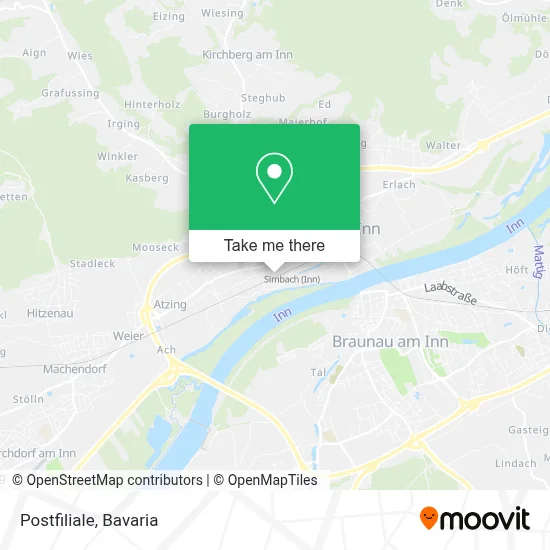 Postfiliale map