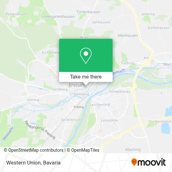 Western Union map