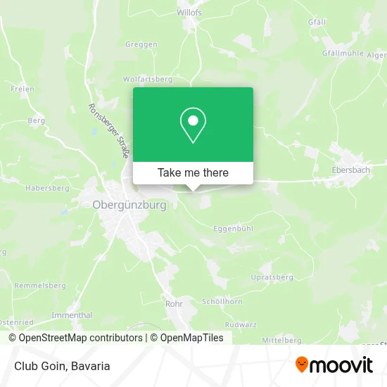 Club Goin map