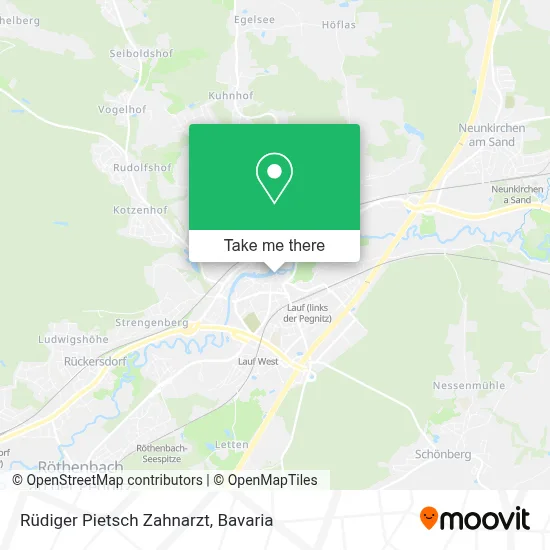 Rüdiger Pietsch Zahnarzt map