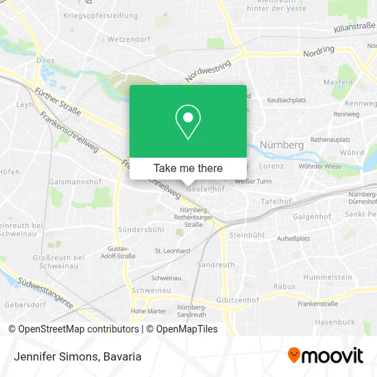 Jennifer Simons map