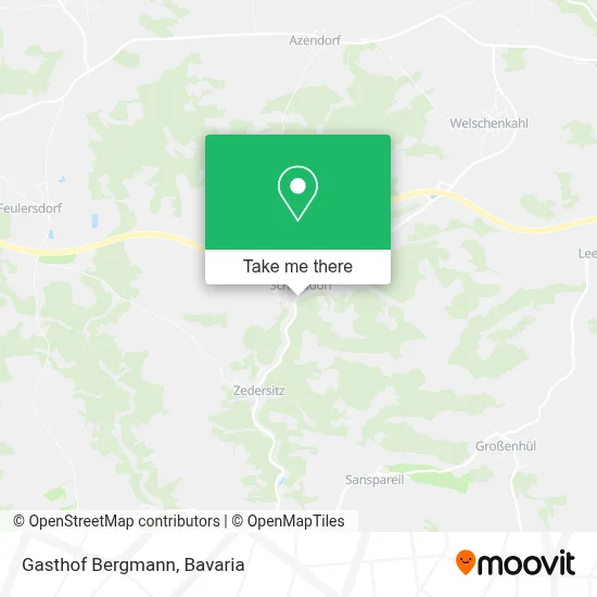 Gasthof Bergmann map