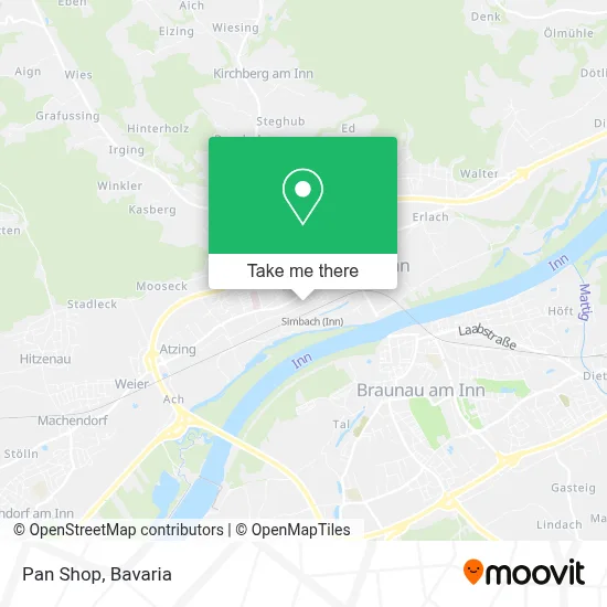 Pan Shop map