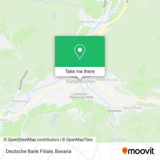 Deutsche Bank Filiale map