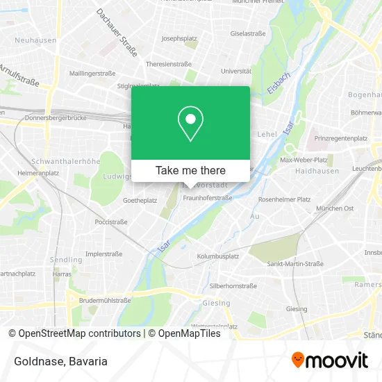Goldnase map